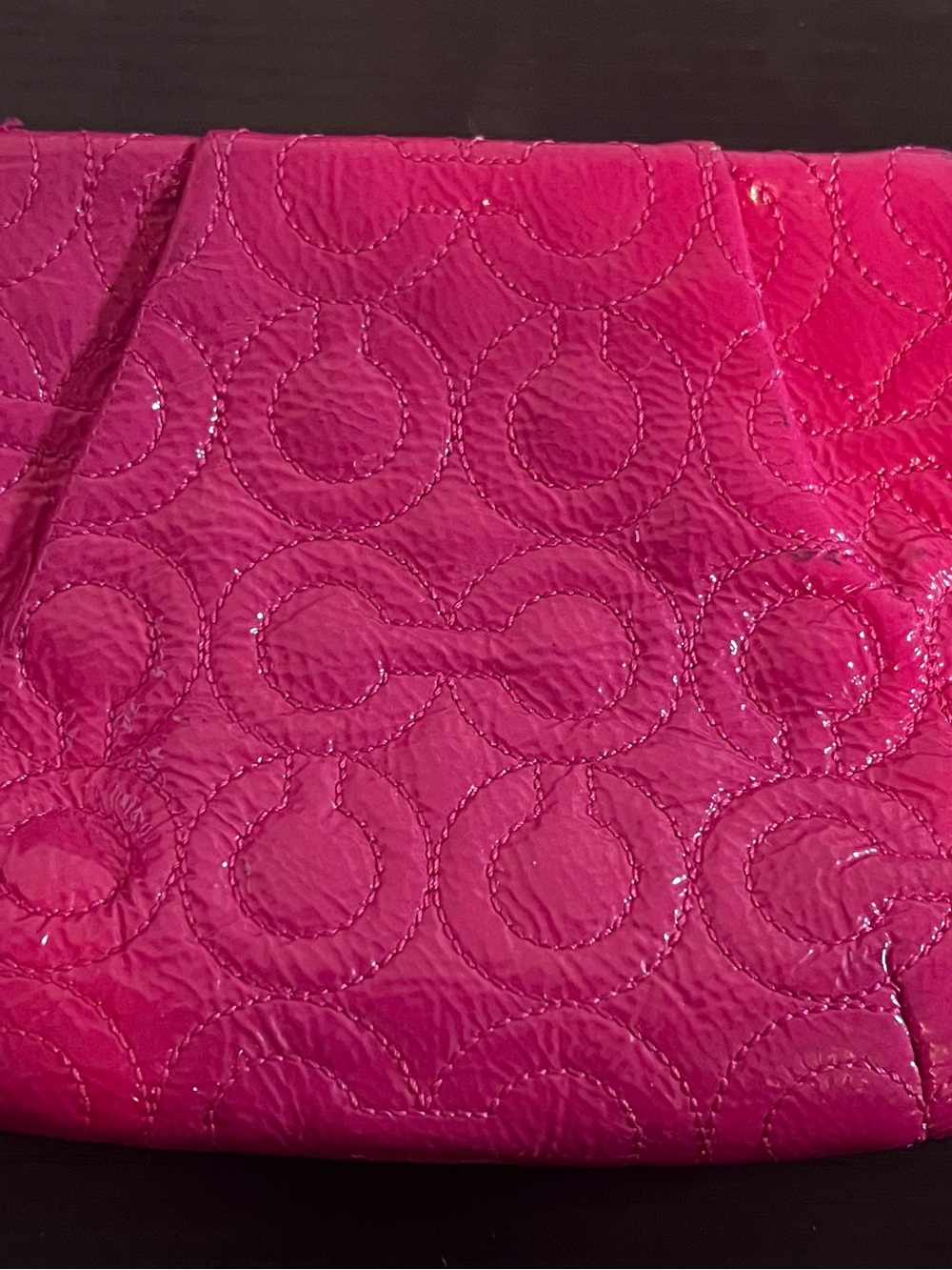 WR8. Coach clutch - pink